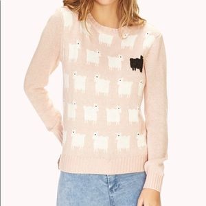 Forever 21 Black Sheep Sweater in Pink